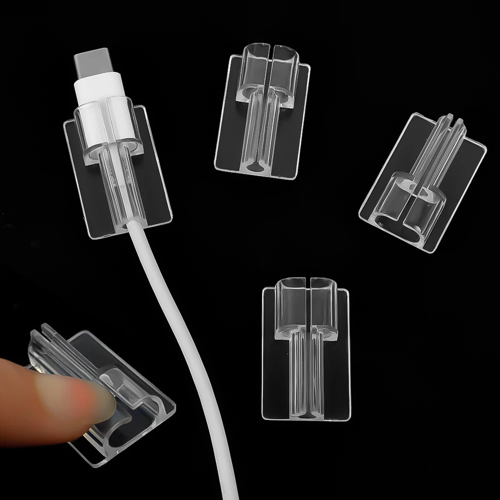 1-10PCS Transparent Cable Protector Cover For Apple iPhone Type C Micro USB Data Cord Universal Charger Wire Clear Case Clip