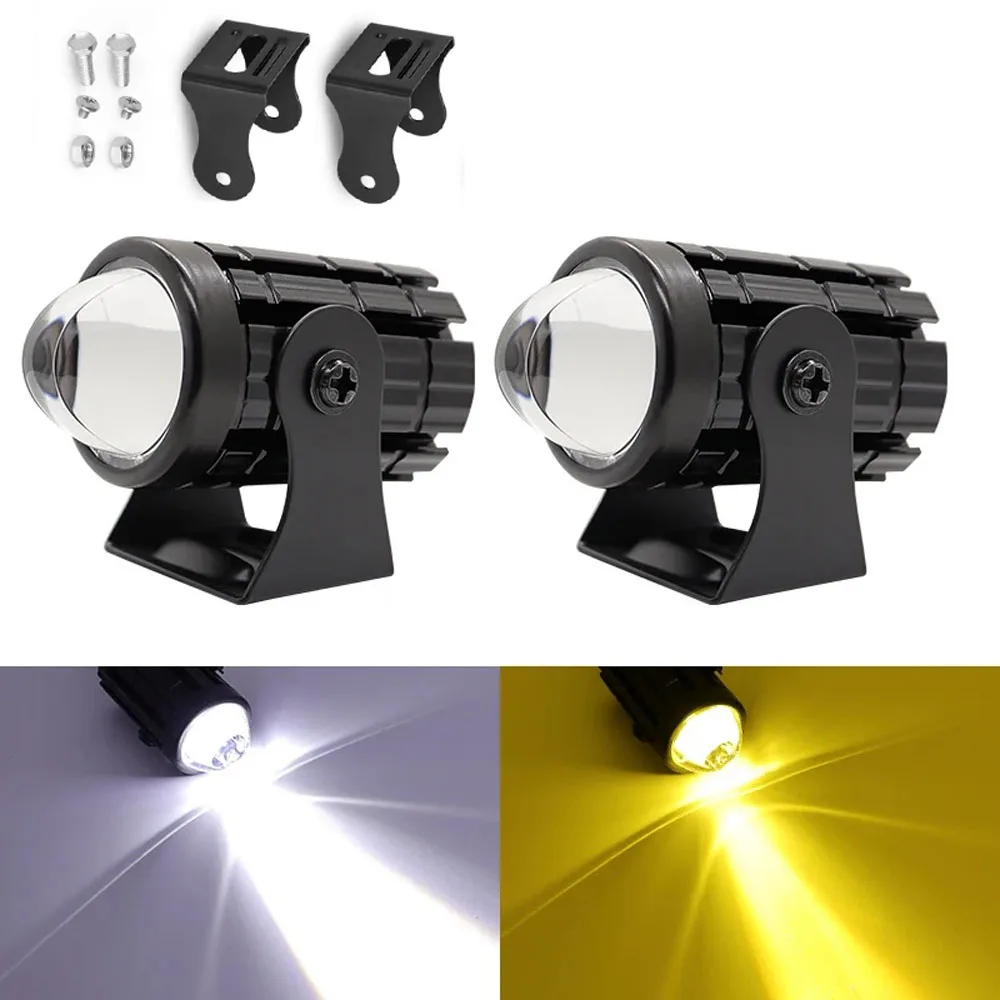 Motorcycle LED Light Motorcycle Accessories Fog spotlights Auxiliary Headlights For Motorcycle Electric Projector Lenses