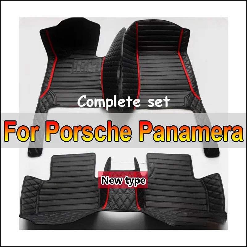 Automatten Vloer Voor Porsche Panamera 970 Chassis G1 SWB 4 zetel 2009 ~ 2013 Anti-vuil Auto vloermatten Rechtsgestuurde Auto Accessoires