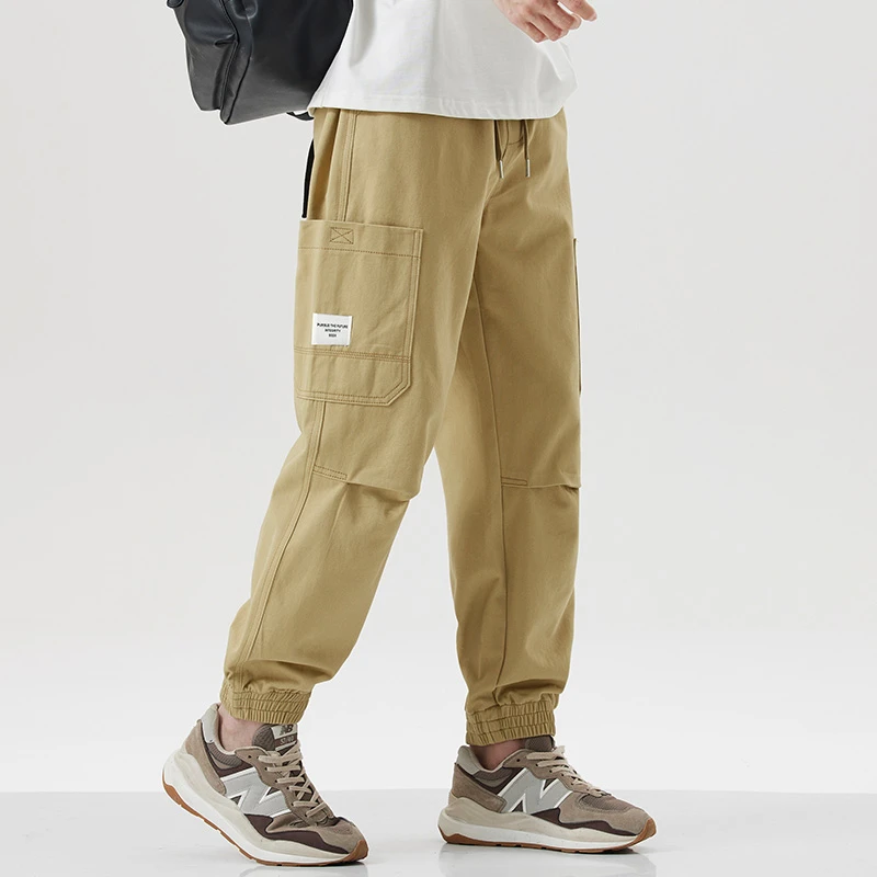 2024 New Autumn and Winter Men's Casual Pants, Loose Straight Wide-Legged Fashionable Trousers