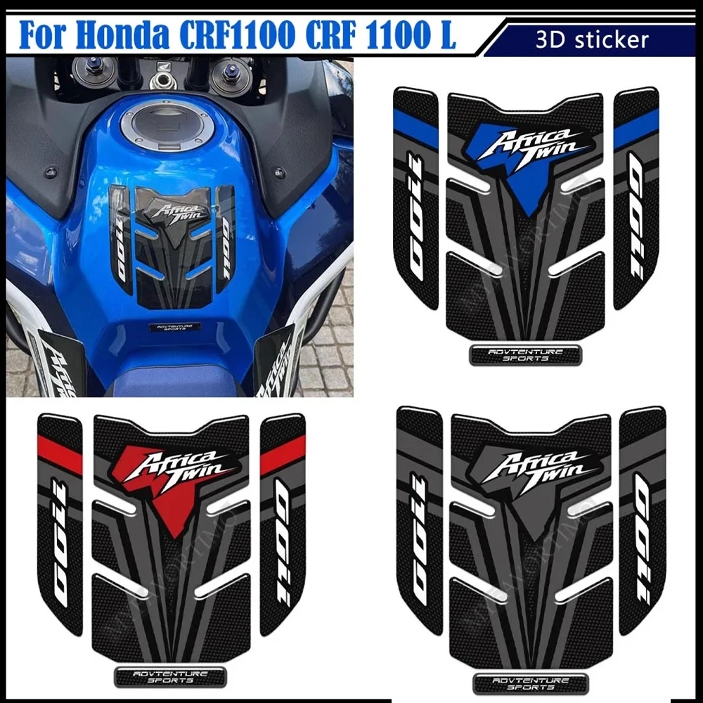 Tank Pad Africa Twin Protectior Adventure ADV Visor Set Stickers Decal Kit For Honda CRF1100 CRF 1100 L