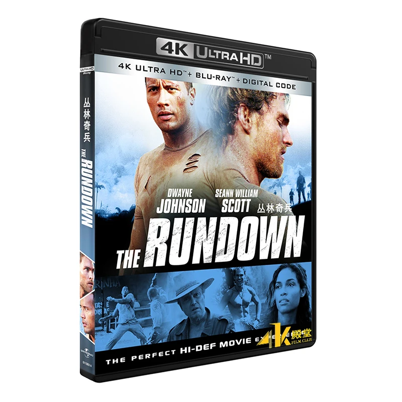 

The Rundown 2003 4K UHD Blu-ray Disc DTS HD MA 5 1 English Chinese characters Dolby Vision