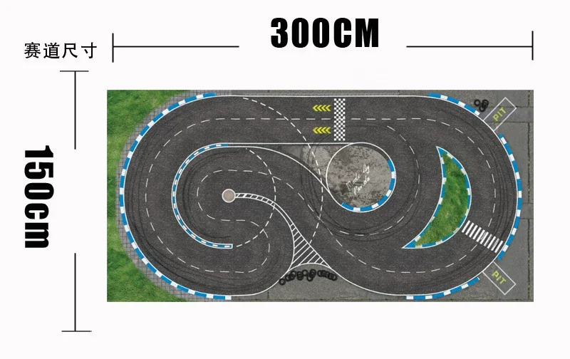 Mosquito Car Track 1/28 MINI-Z RW00 DRZ GLD BMX Mosquito Car Simulation, Professional Drift Track