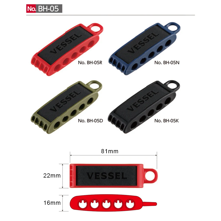Imagem -02 - Suporte de Broca de Driver de para Bits 10 Bits Suporte de Bits de Chaves de Fenda Disponível em Muitas Cores Bh05r Bh10r Bh-05d