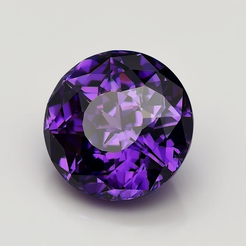 New Violet 8.0mm Astral Cut Cubic Zirconia Stones Loose Gemstone for Jewelry Making