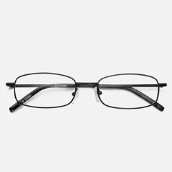 ZENOTTIC Business Small Oval Metal Eyewear New Male Classic Full Optical Prescription Eyeglasses Frames for Men Women