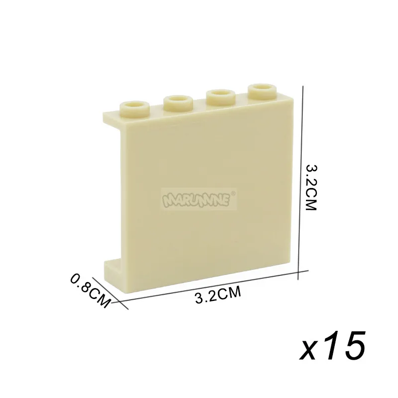 MARUMINE MOC Baustein Teil Fenster Glas Haus Transparente Wandpaneel 87552 87544 60581 87543 59349 Kreatives Ziegelzubehör
