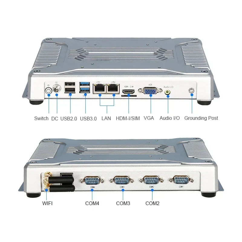 Cheap Price 8Gb 128Gb Mini Pc Wins11 Pro Android Linux I3 I5 I7 Industrial Desktop Computer Mini Pc For Digital Signage Bank