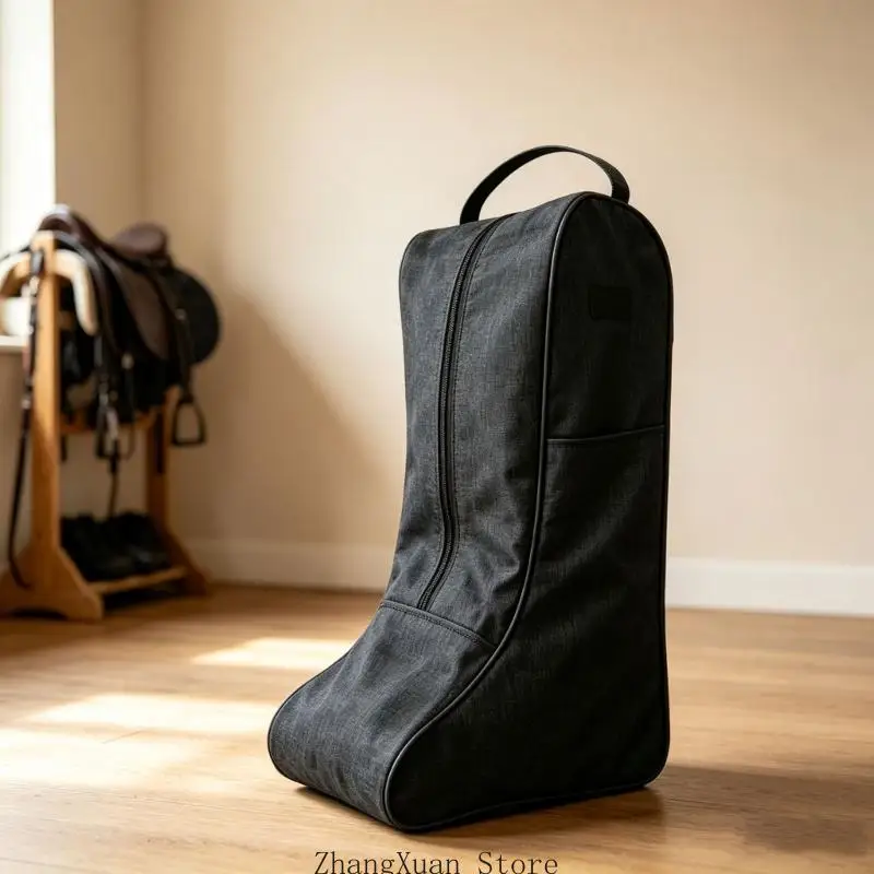 Reitstiefeltasche mit Vordertasche und Tragegriff für den Reisegebrauch 3XUF – Detail 5