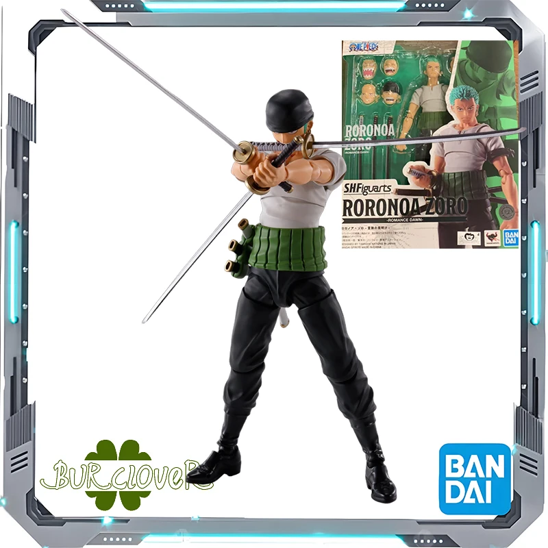 

Bandai Genuine One Piece S.H.Figuarts Roronoa Zoro - Dawn of Adventure Anime Action Figure Toys For Boys Girls Kids Gifts