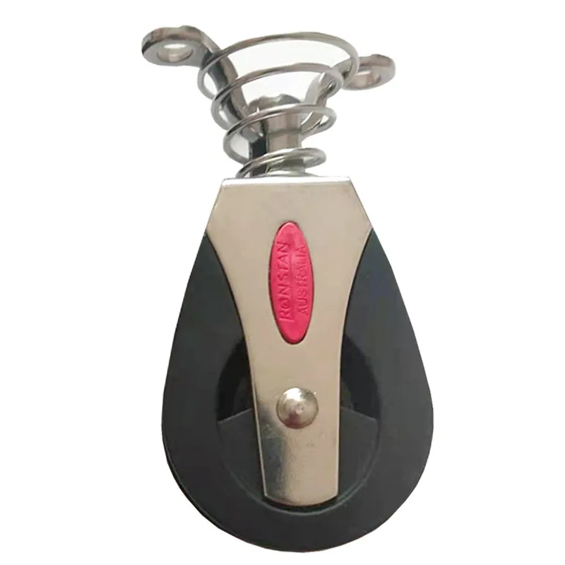 

STLF ISURE New ABS Pulley with Stainless Steel Nylon Spring Yacht Marine Hardware Accessories Pulley Parts