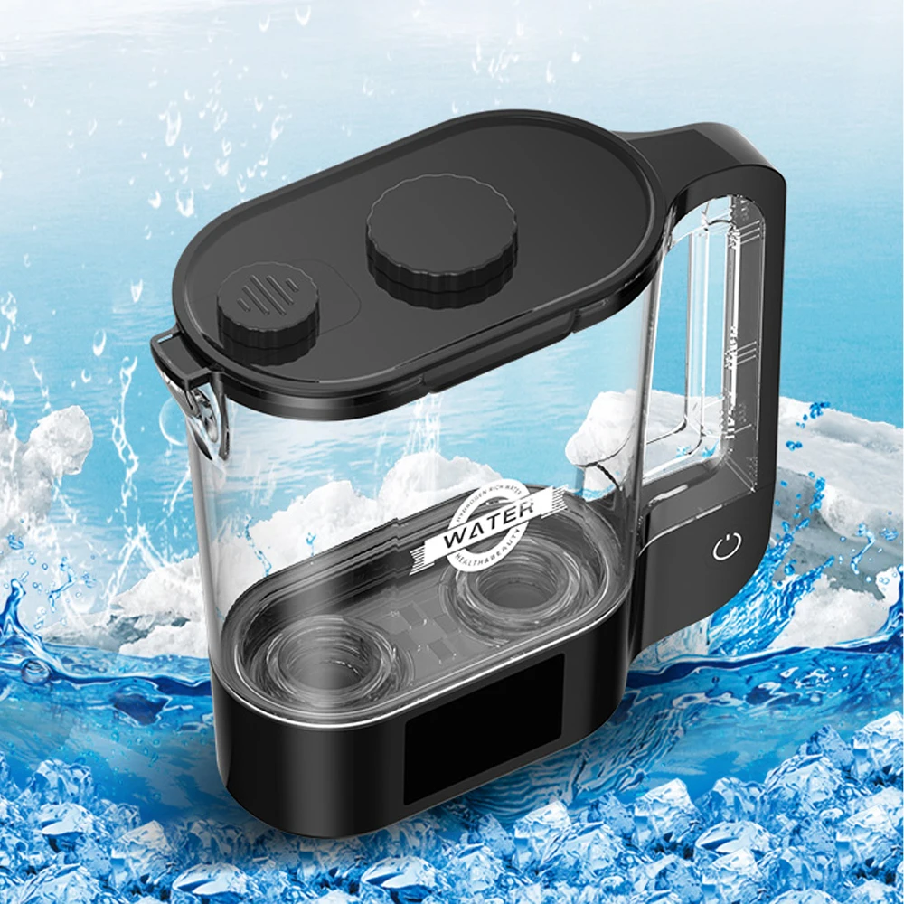 2L Large Capacity Hydrogen-Rich Water Kettle Double Electrolytic Cell Hydrogen Water Pitcher