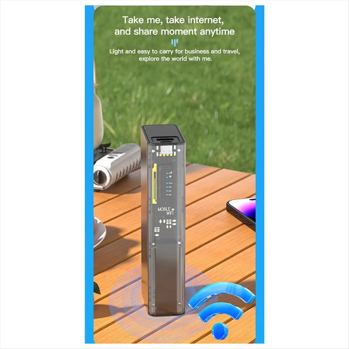 Nices M27 4G Wifi Router Power Bank WIFI Mobile Mifis Pocket Router Type-C 8000mAh Pocket Wifi 4g Router with Sim Card Slot