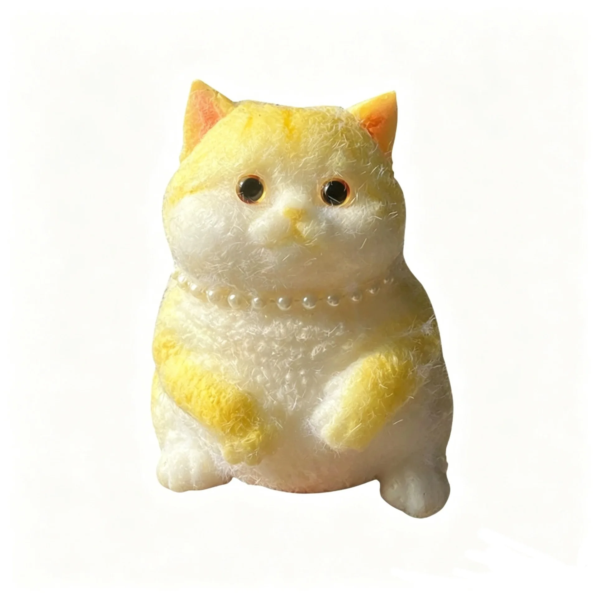 Simulated cat pinching music girl doll fat cat decompression bionic kitten doll cute little animal toy