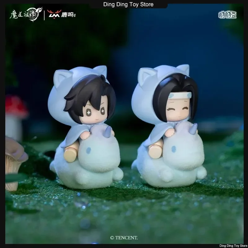 Echte Mo Dao Zu Shi Leuke Huisdier Rit Affinity Serie Blind Box Wei Wuxian Lan Zhan Mini Pop Mystery Box Anime Figuur Kid Geschenken