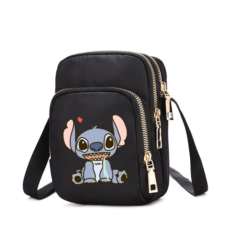 Disney Lilo & Stitch Cartoon Women's Crossbody Bag 2024 Summer Fashion New Trendy Women's Shoulder Bag Cute Multi-Function Bags