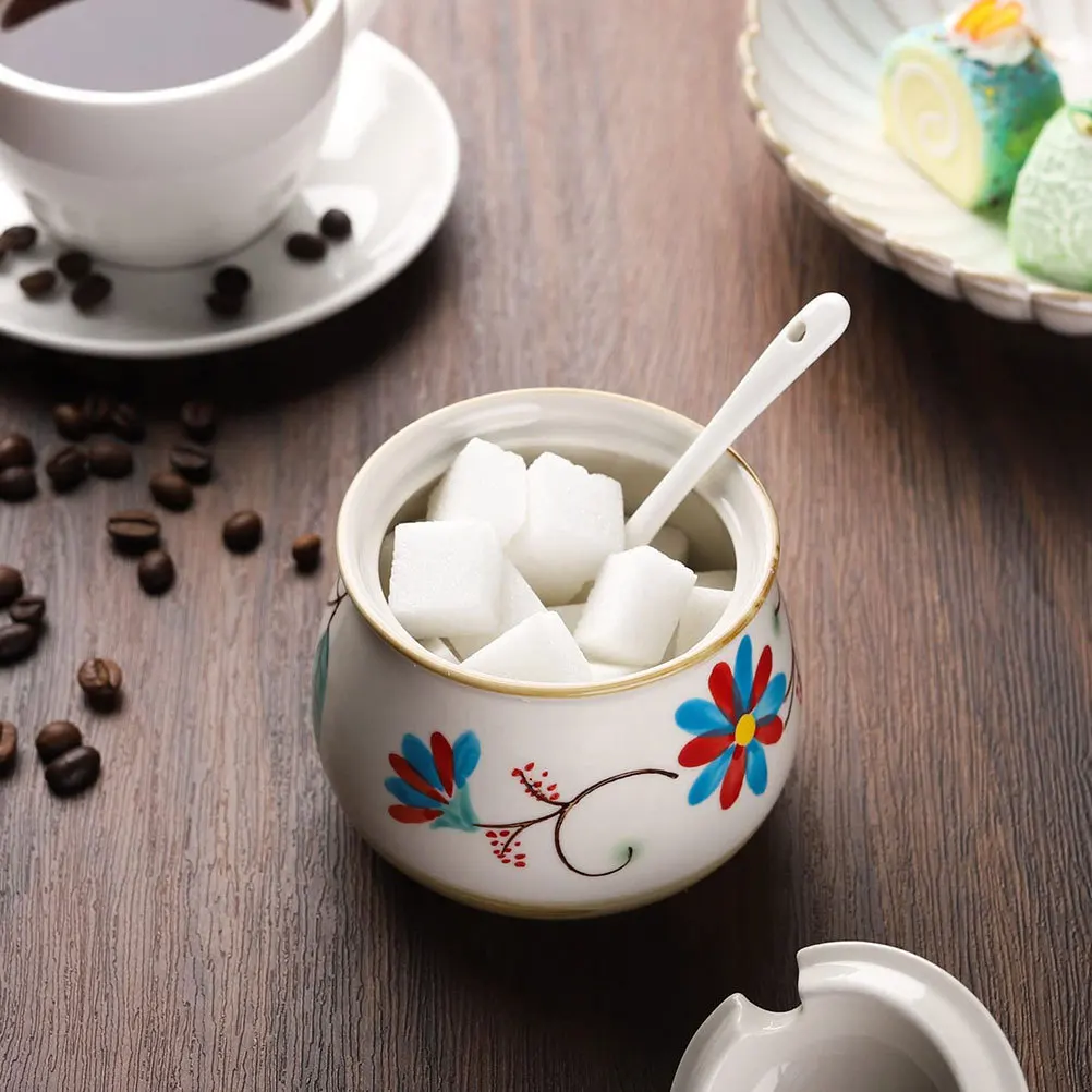 

Seasoning Container Spice Jars with Spoon Condiment Containers Storage Canisters