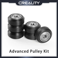 Creality Embedded Bearing Pulley POM 3D Printer Parts 6PCS for Carriage Plate Bearing Groove Guide Round Gear Wheel