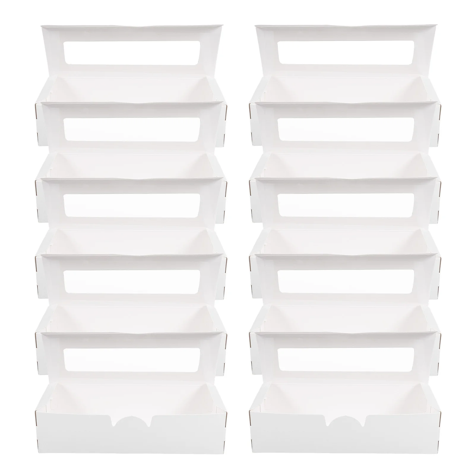 

10pcs Macaron 7 2x1 9x1 9inch Packaging Boxes for Gifts Cookies C ies Chocolates Mints Small Transparent Windows Bulk Boxes
