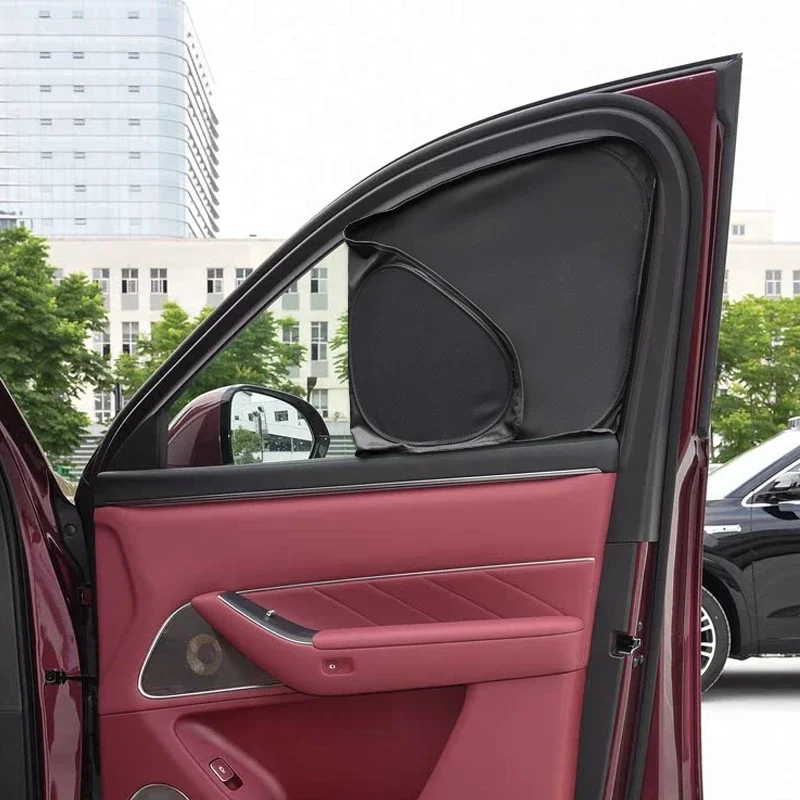 

Автомобильный черный оконный солнцезащитный козырек с защитой от УФ-лучей, теплоизоляция для SERES AITO M8 2025-настоящее время, автоматическая защитная крышка, аксессуар для интерьера