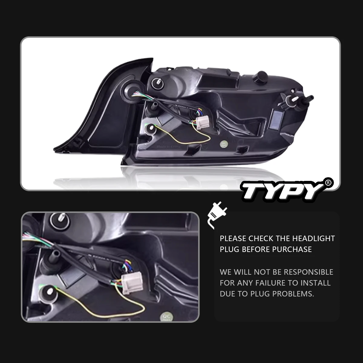 TYPY Car Lights For Ford Mustang Tail lights 2015-2021 Rear Lamp DRL Start Up Dynamic DRL Turn Signal Auto Accessories