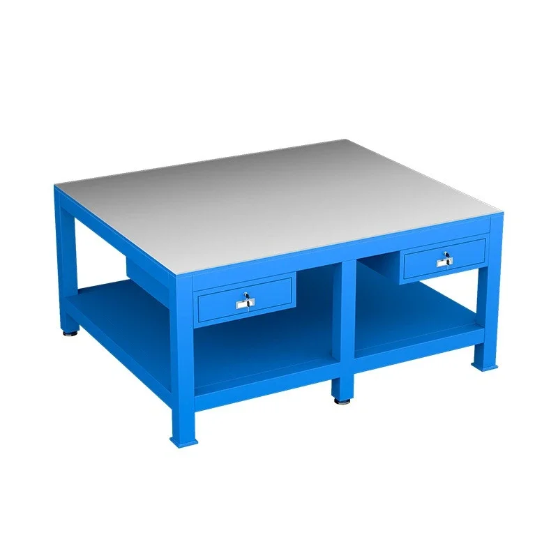 Workshop thickened work table, steel plate water mill fitter mold repairing table, mold assembly table