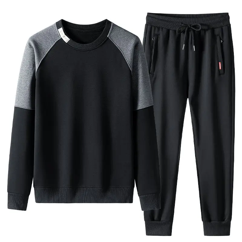 

Fashionable Organic Cotton Sweatshirt round Neck Youth Student Long Pants Spring Autumn Large Size Personality Clothing
