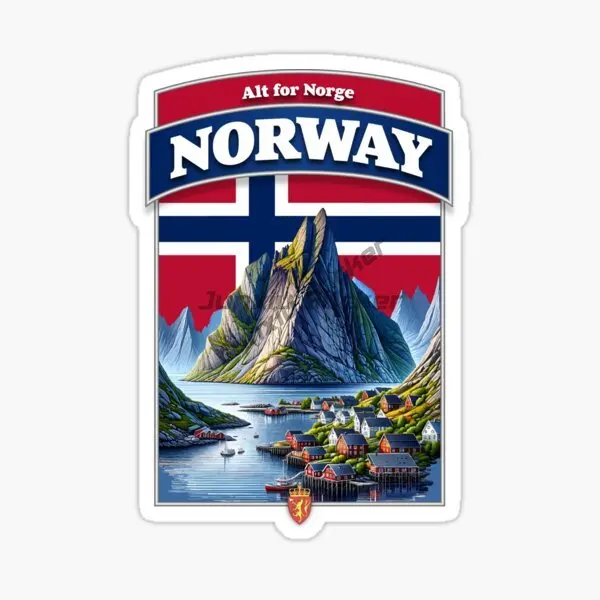 Norway Fjord Scenic Travel Vinyl Sticker Car Decal For Bergen Tromso Geiranger Nordkapp Scratch Resistant Outdoor Accessories