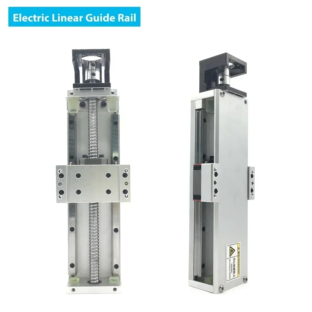 Imagem -05 - Fechado Módulo Duplo Guia Trilho Linear Slide Stage Alumínio Linear Stage Xyz Axis Tampa contra Poeira com Nema 23 57 mm Stepper Motor