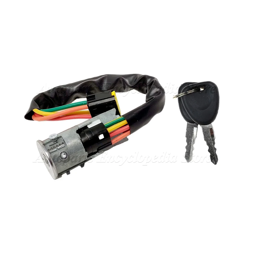 7701471098 Ignition Lock Cylinder Switch Key 6601551102 For Renault Logan Dacia Sandero Clio 7701471220 7702296589 Auto Parts