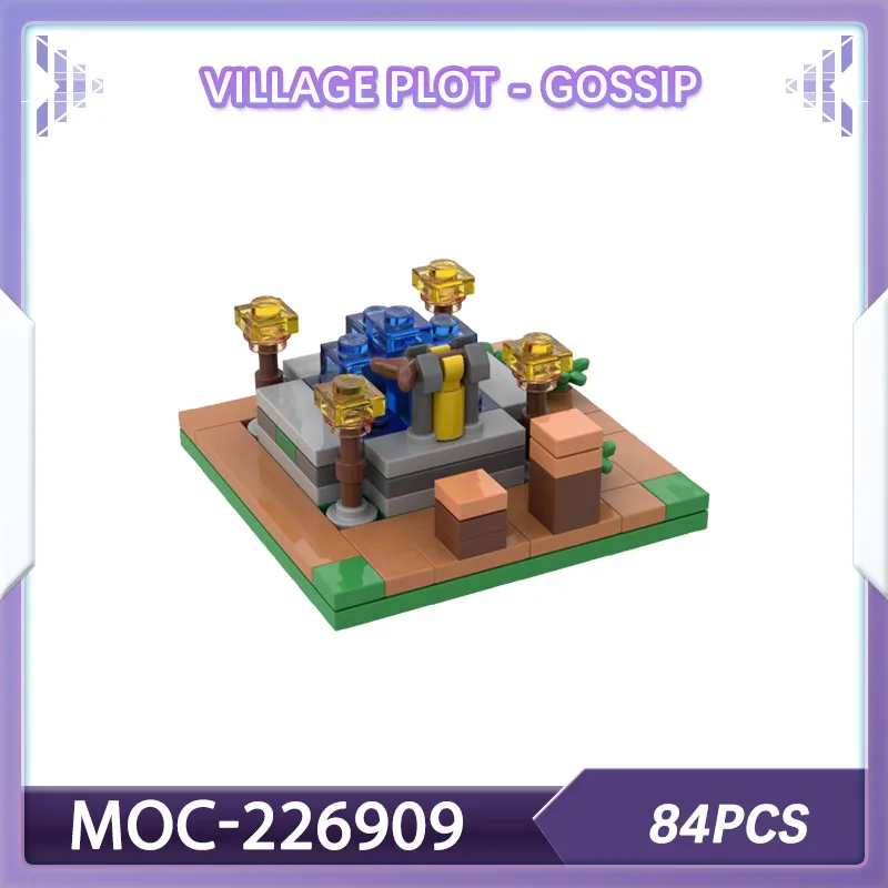 

Building block set Village Plot - Gossip Pixel MOC-226909 Craft Game House Decoration Christmas gift