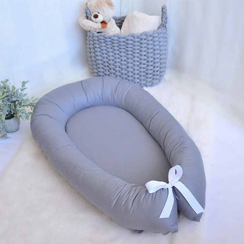 Net Celebrity Baby Fabric Safety Uterine Bed Portable Comfortable Cotton Baby Cotton Fabric Baby Crib Baby Bed in Bed