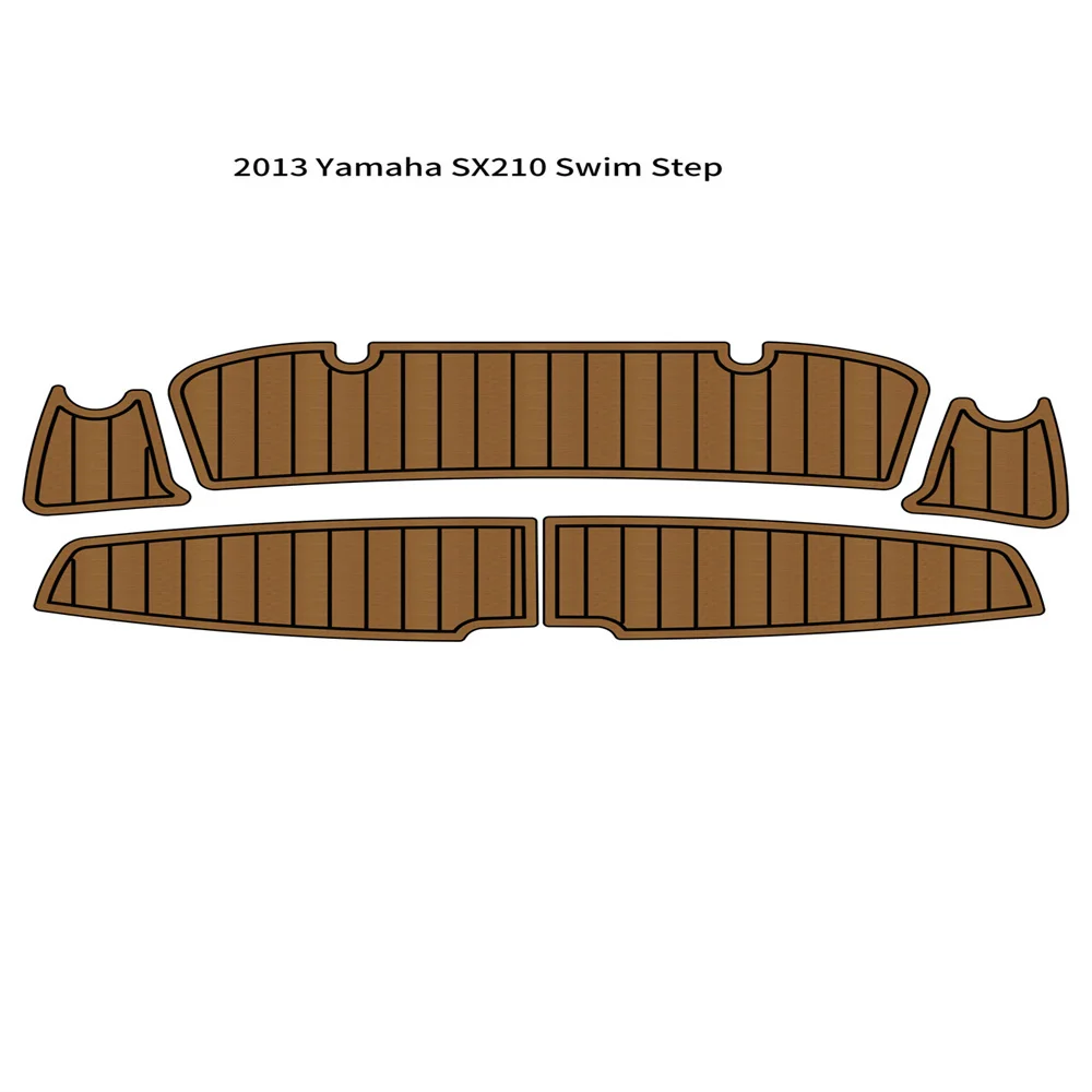 

2013 Yamaha SX210 Swim Platform Step Pad Boat EVA Foam Faux Teak Deck Floor Mat Backing Self Adhesive SeaDek Gatorstep Style