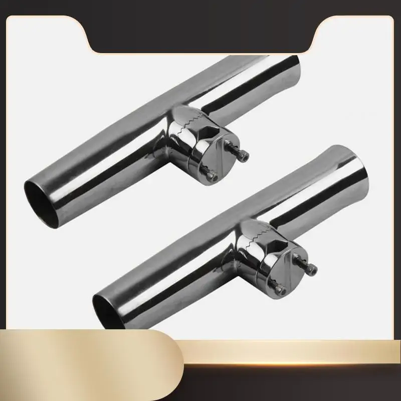 

2 шт., держатель для удочки для морской лодки, держатель для удочки из нержавеющей стали с зажимом на рейке, стручок для морской удочки