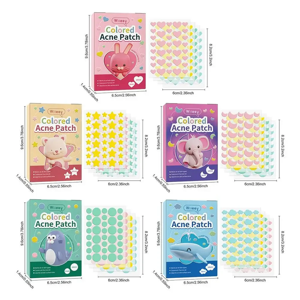 144Pcs Star Pimple Patch Colorful Invisible Acne Removal Skin Care Stickers Concealer Face Spot Beauty Makeup Tools
