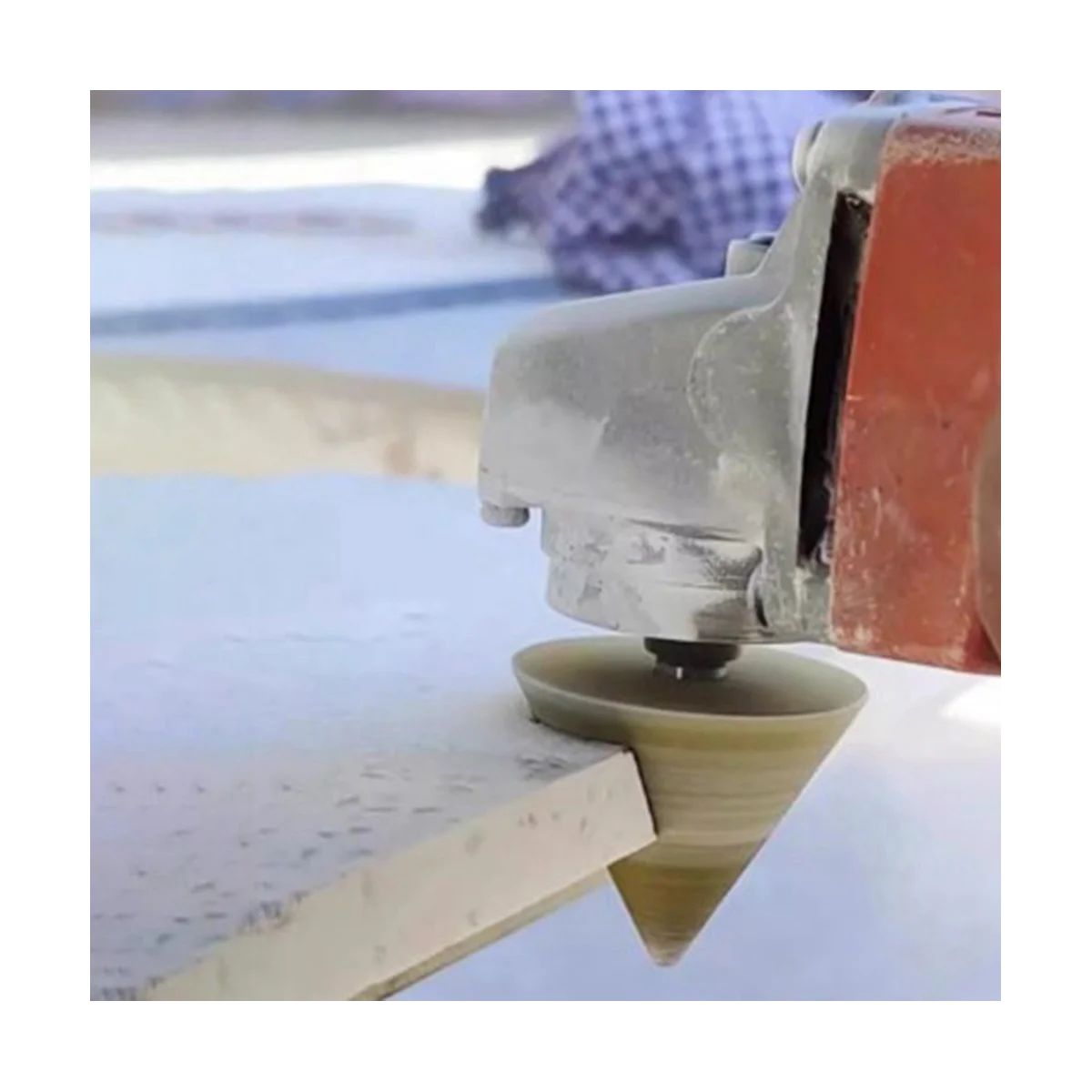 M10 Angle Mill Milling Bit 50mm Chamfering Bit Tile Cutting Machine Trimming for Model 100 Angle Grinder