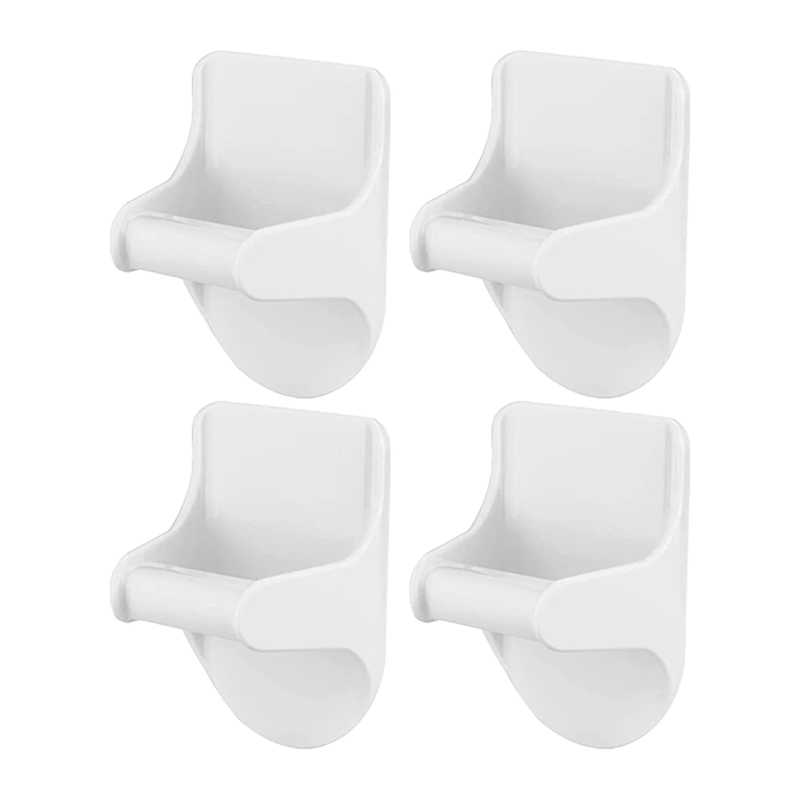 

High Quality Practical Brand New Spray Bottle Hooks 1.8*2.2*3.5 Inch 4 Pcs ABS Plastic No Tools Required Wall Mount