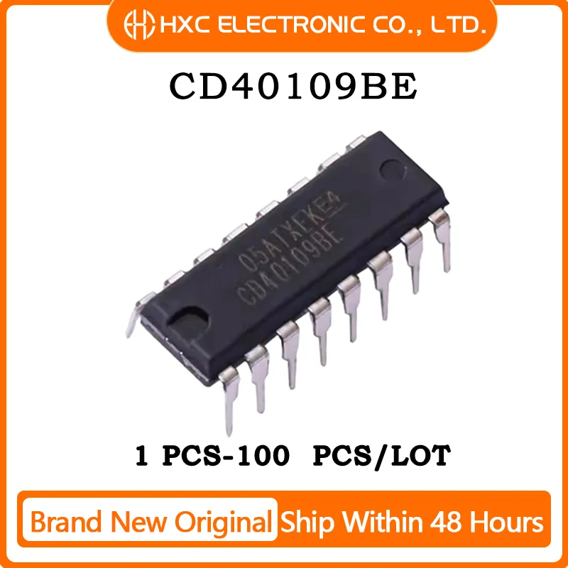 

5PCS/10PCS/50PCS/100PCS CD40109BE IC TRANSLTR UNIDIRECTIONAL 16DIP Brand New Original IC Chip