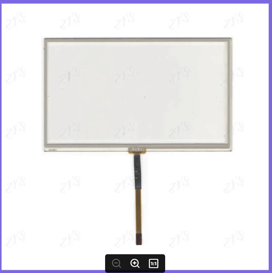 

ZhiYuSun for Soundmax SM-CCR5701M compatible Touch Screen glass 4 lines resistive USB touch panel overlay kit TOUCH SCREEN