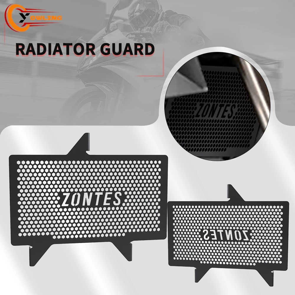Motorcycle For Zontes ZT310M ZT125 U125 KD150-U G1 125-U1 Z2 2020-2024 2023 2022 2021 CNC Radiator Grille Guard Cover Protection