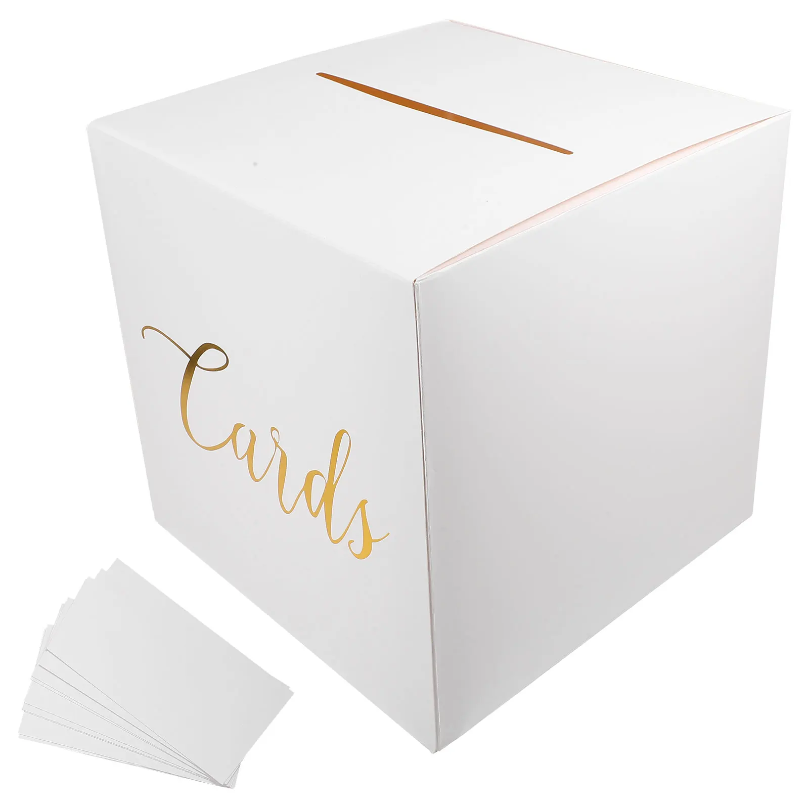 1 Set Box Card Wedding Boxes Suggestion Holder Money Gift Boxes Party Donation Letter Slot Complain Ballot Birthday Urn weddings