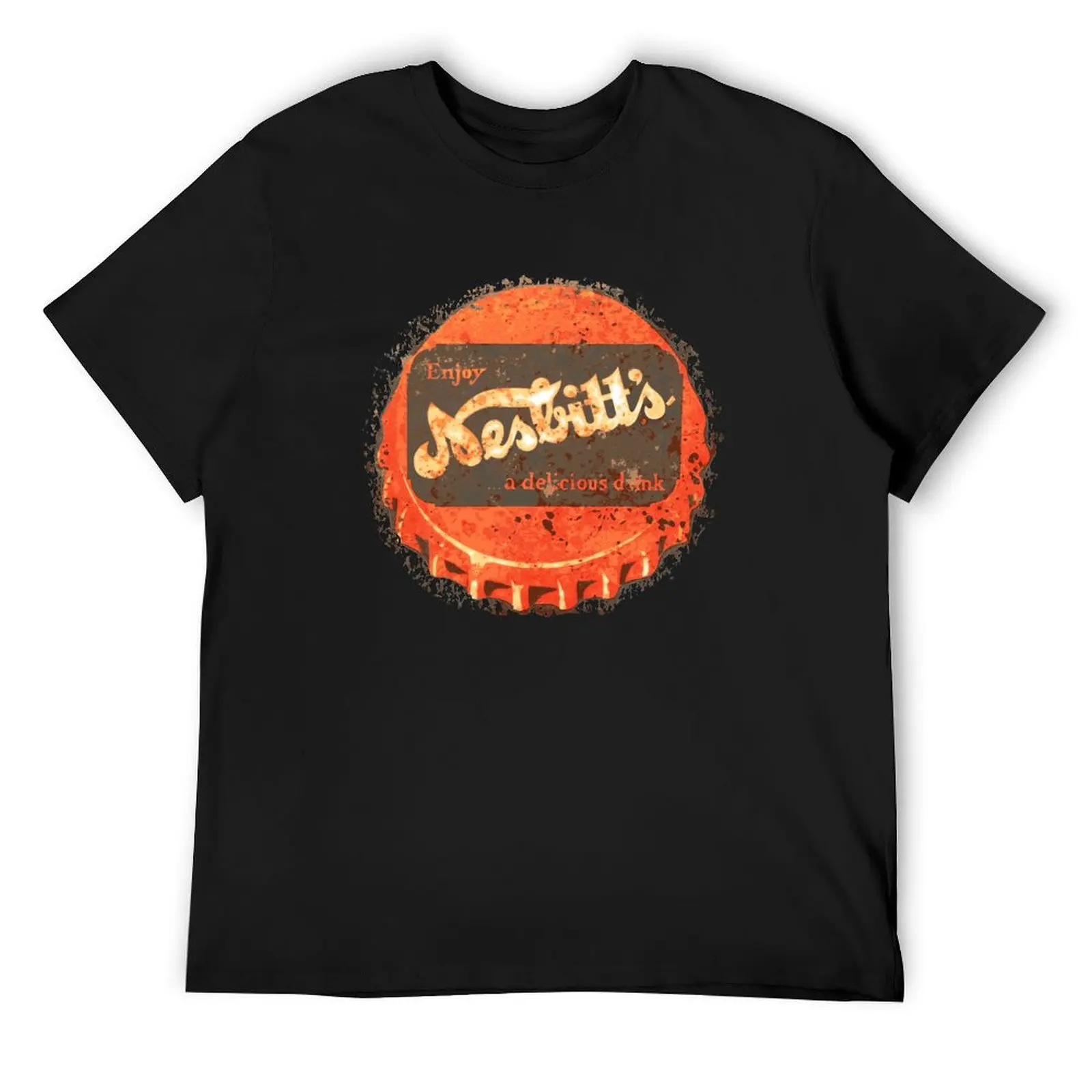 

Nesbitts Soda pop T-Shirt blue lock Personalized t-shirt plus size clothes mens fashion
