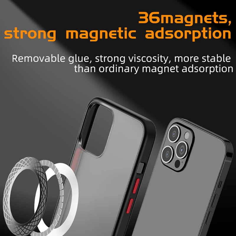 1/2/3/5pcs Pelat Magnet Ultra-tipis Kuat Stiker Belakang Ponsel untuk Lembaran Penyangga Magnetik Magsafe untuk iPhone 17 16 Samsung