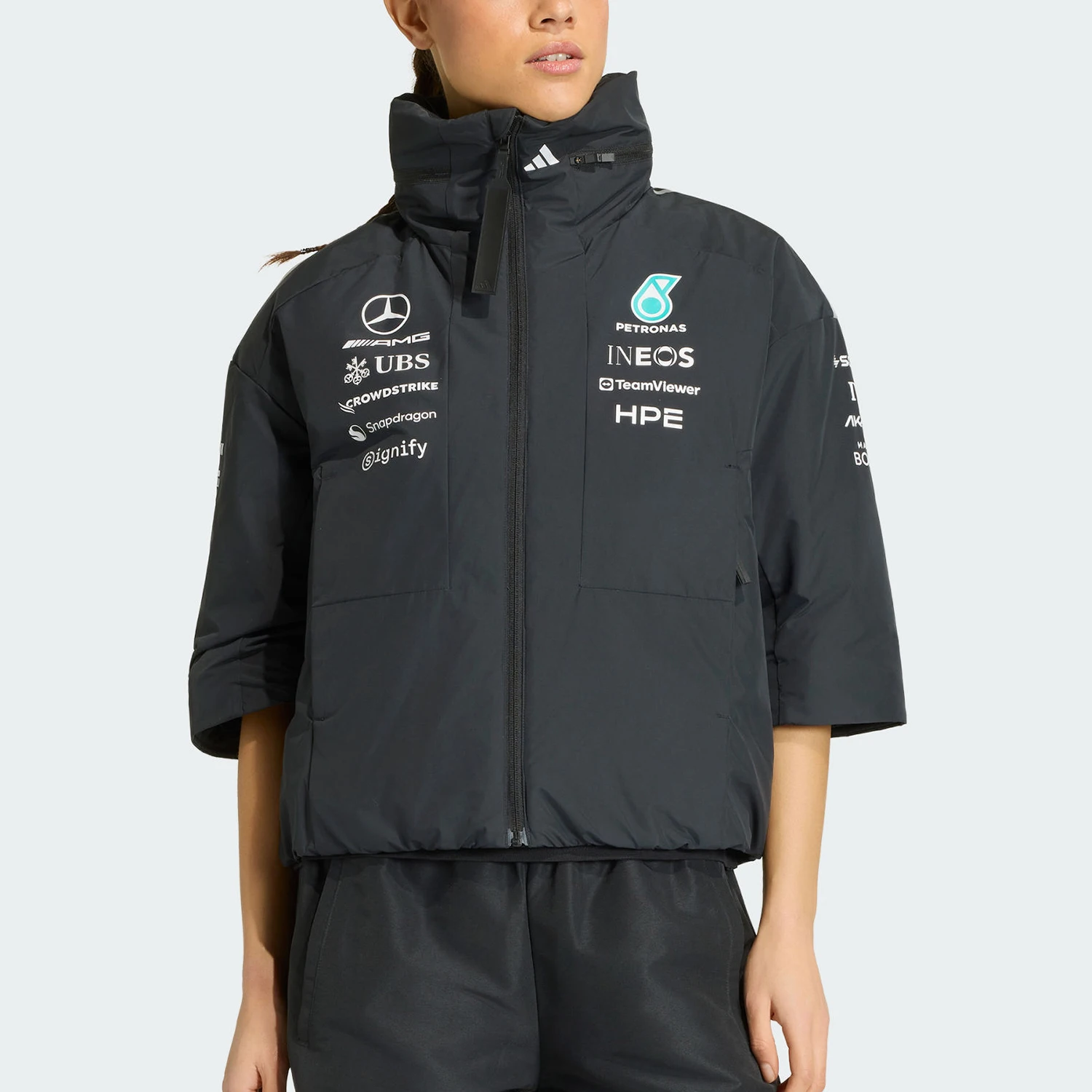 Adidas genuine Mercedes AMG Petronas F1 team jacket jacket KE5553