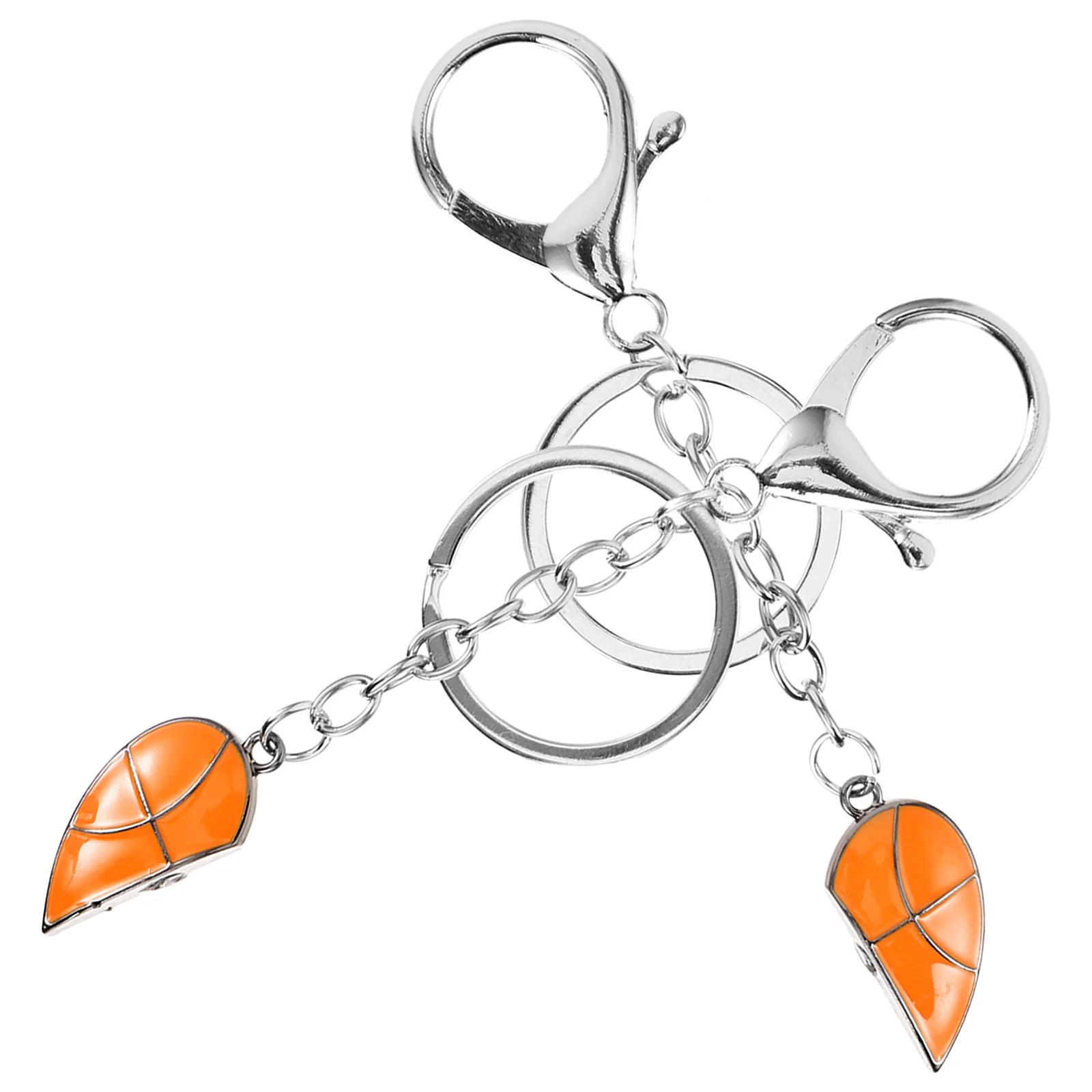 Kids Basketball Keychain Keyring Charms Backpack Hanging Ornaments Bag Decor Mini Keychains for Boys Child