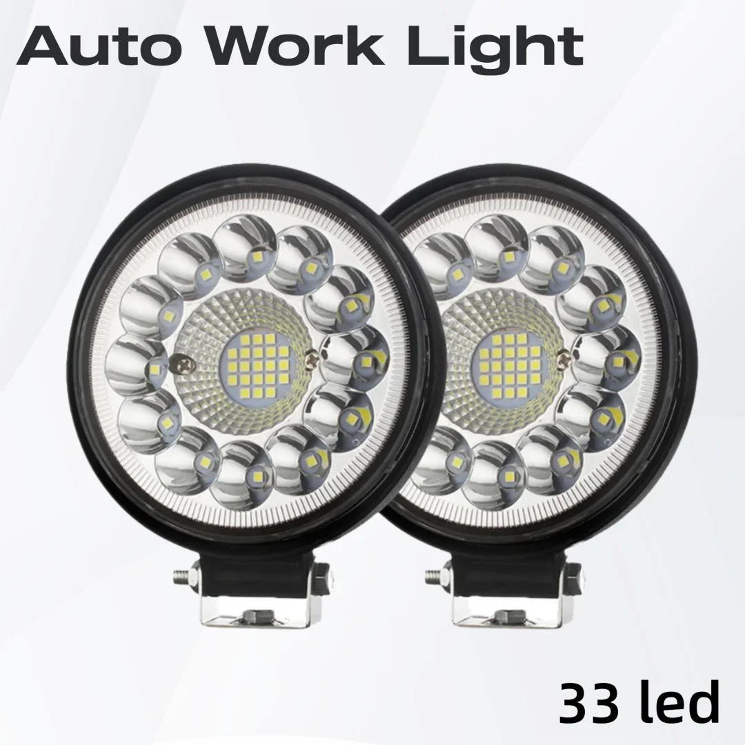 

Car Light Bar 99W Work Car Light Round Square Off Road Spotlight for Truck ATV 4X4 Barra LED Headlights 12-24V Car Accessories