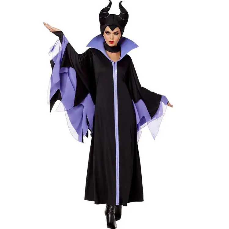 

Adult loween Bla Witch Costume Hollow 99045 Long Robe Women's Faionable Stage Performance Traditional Hanfu
