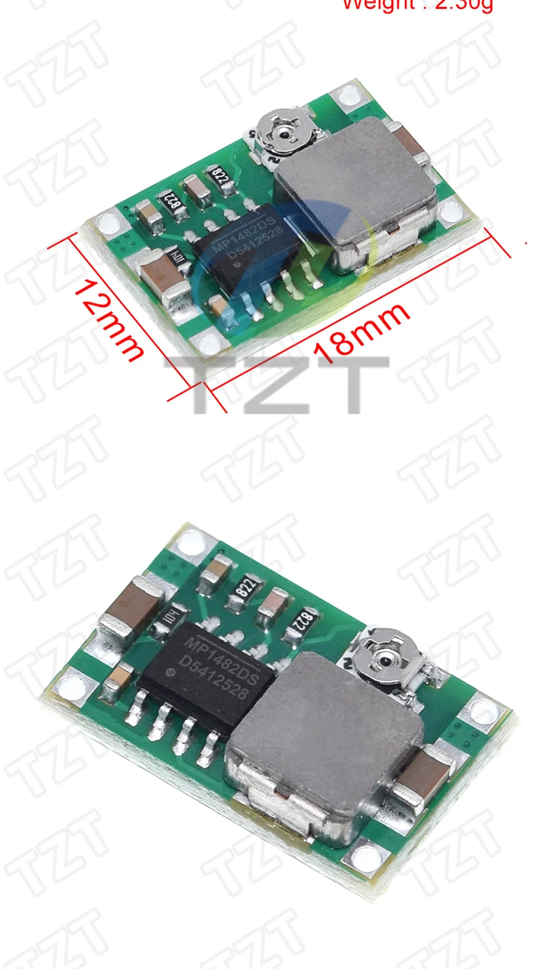 MP1584EN MINI360 MINI560 DC-DC LM2596 LED-Eingang 4V-35V Ausgang 1,23V-30V 3-5A Einstellbares Step-down-Stromversorgungsreglermodul – Detail 17