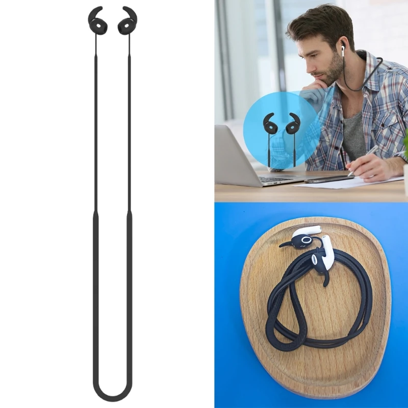 Antilost Strap for Air Pods 4 Waterproof Hanging Neck Rope Sweatproof Waterproof Soft Wireless Headphone Cable