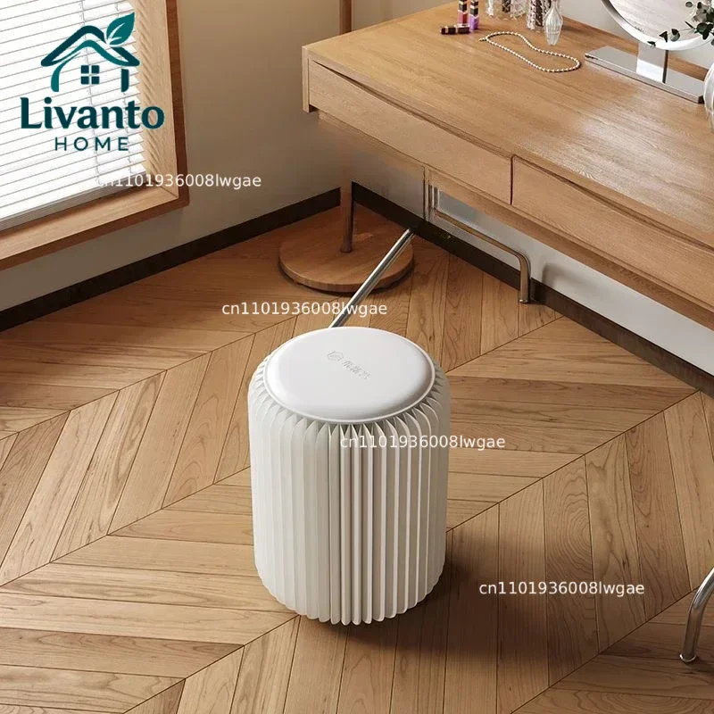 

Accordion Portable Folding Low Stool Round Chair Living Room Paper Stool Shoe Changing Mobili Salvaspazio Space Saving Furniture